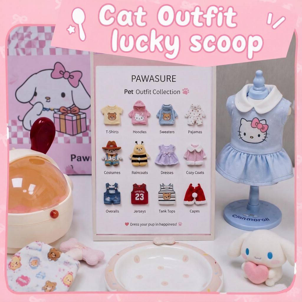 Cat Outfit Lucky Scoop(only Outfit and Pajamas)